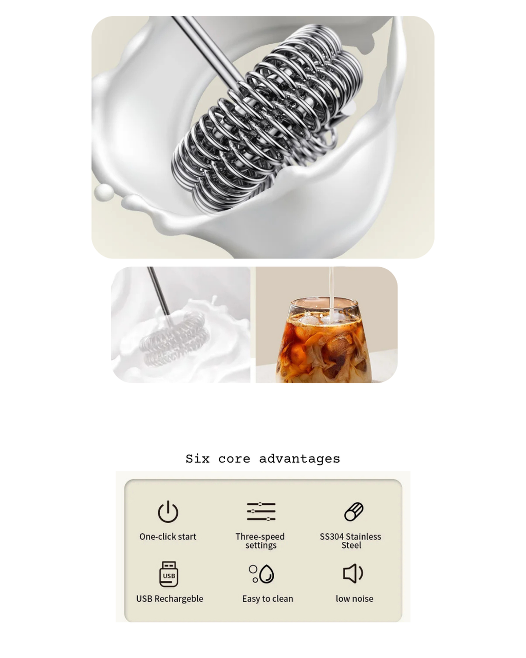 SipFlow™ Wireless Milk Frother