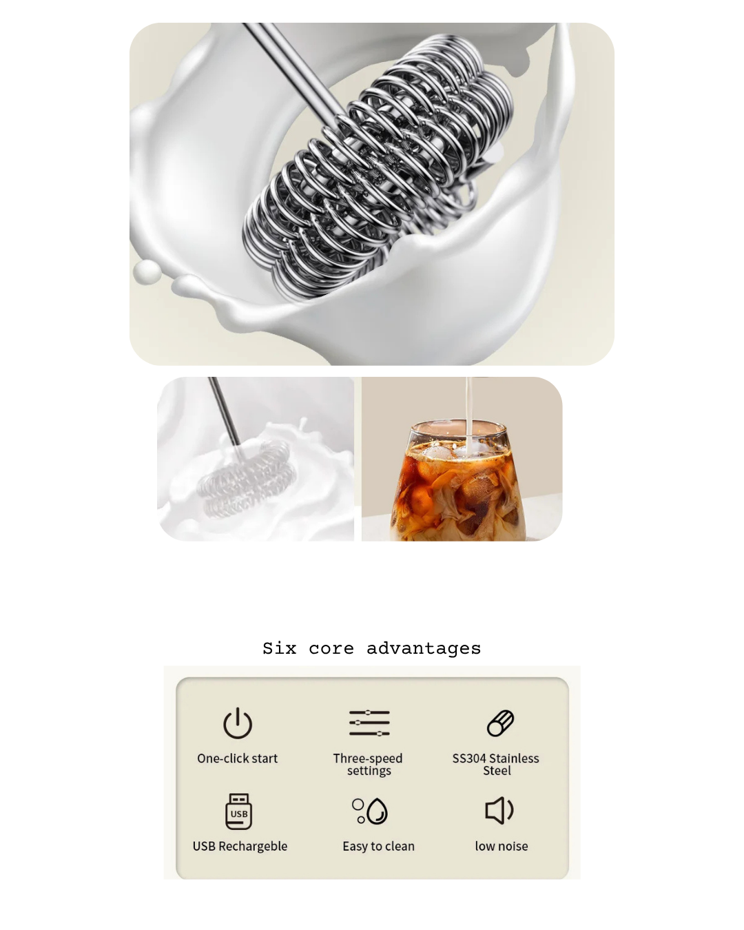 SipFlow™ Wireless Milk Frother